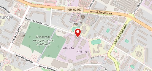 Столовая на карте