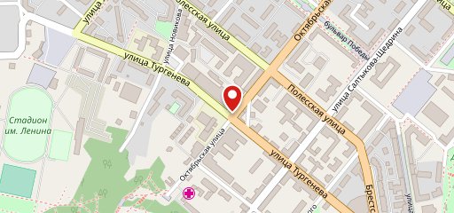 Точка суши на карте