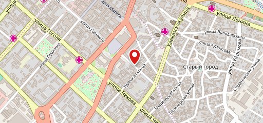 Территория теста на карте