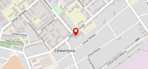 Вечернее на карте