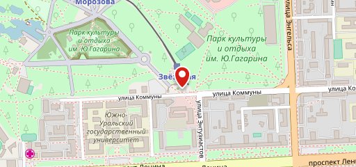 Журавлина на карте