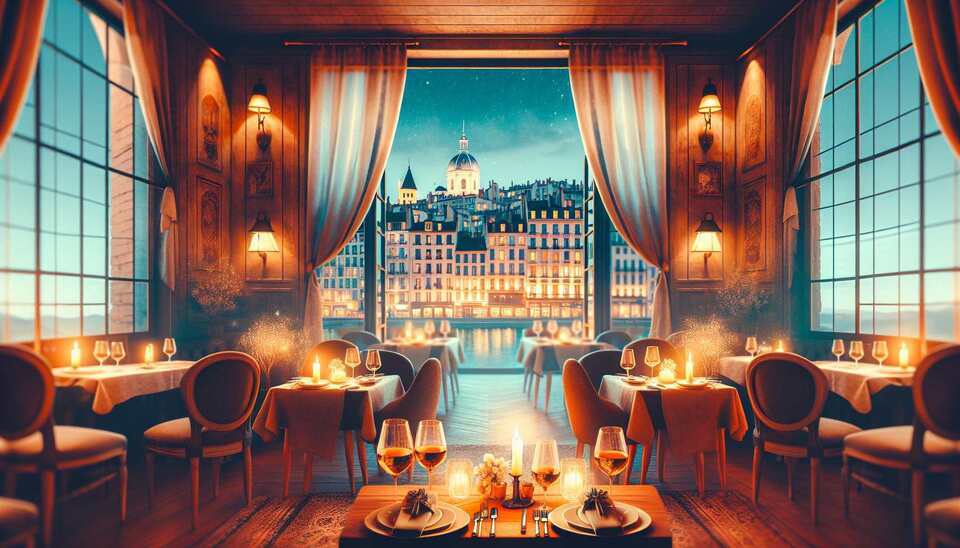 Restaurants Romantiques à Lyon pour un Repas Amoureux>