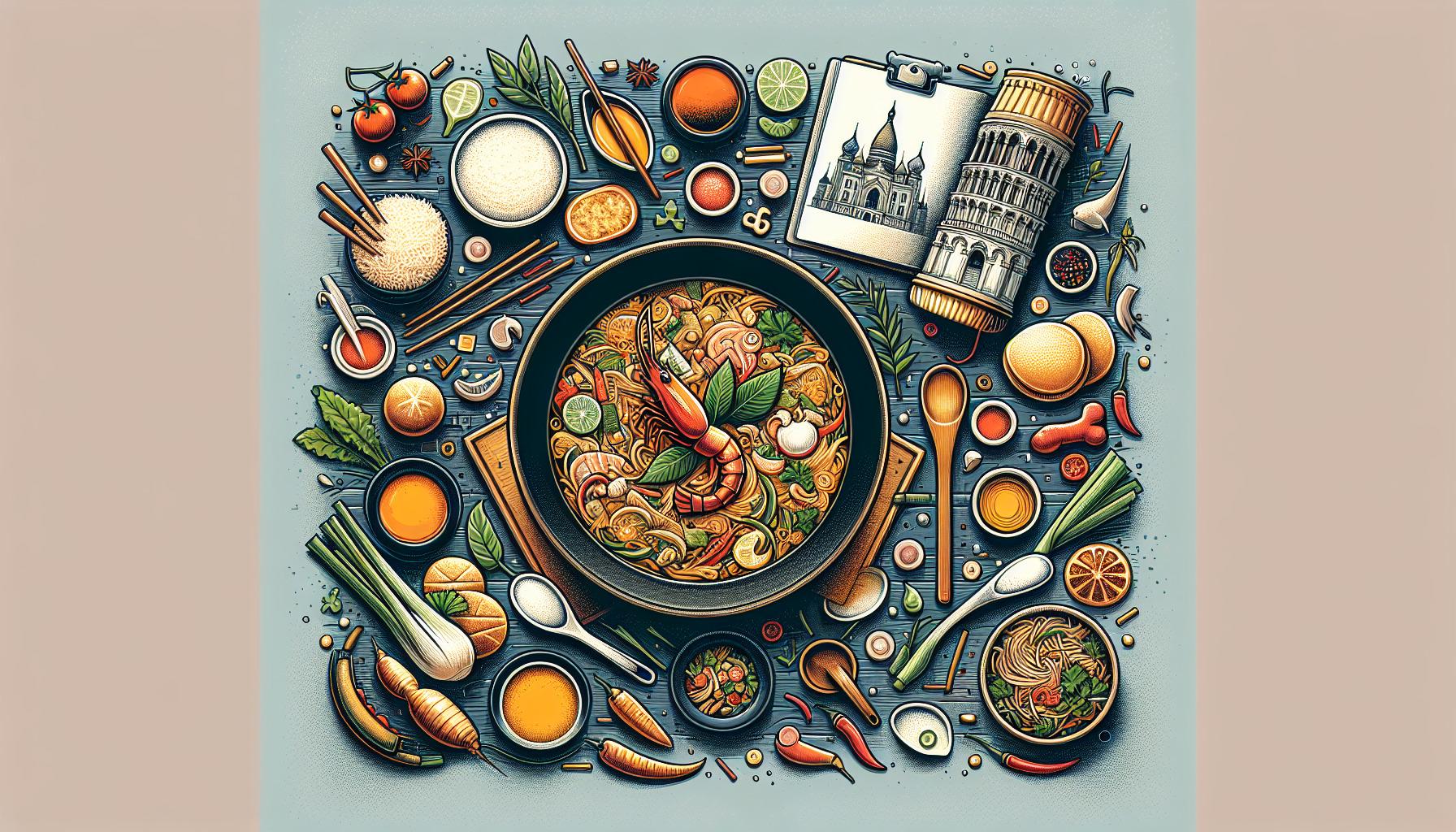 Лучшие тайские рестораны Казани с том ямом