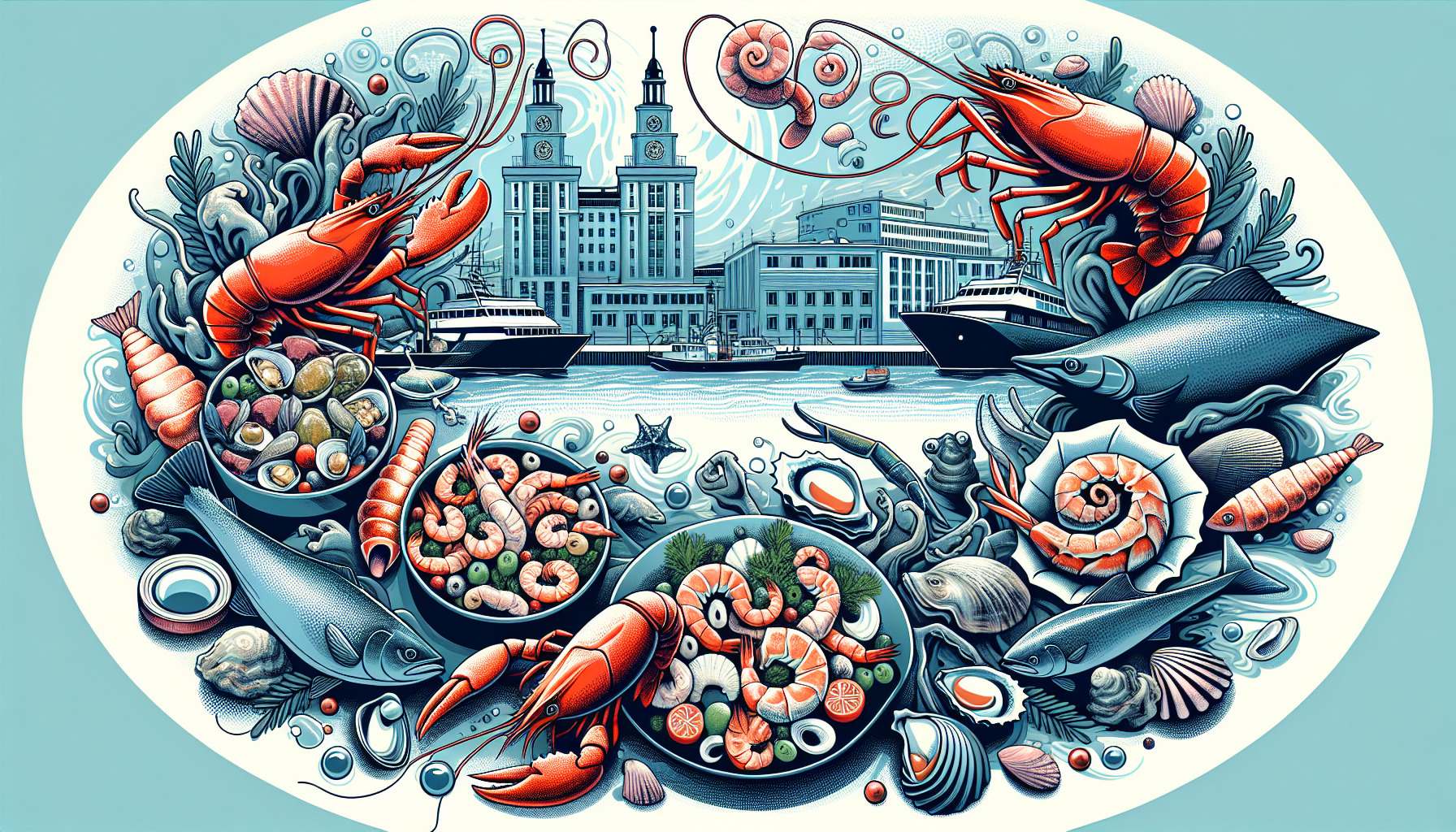 Лучшие рестораны с морепродуктами в Северодвинске