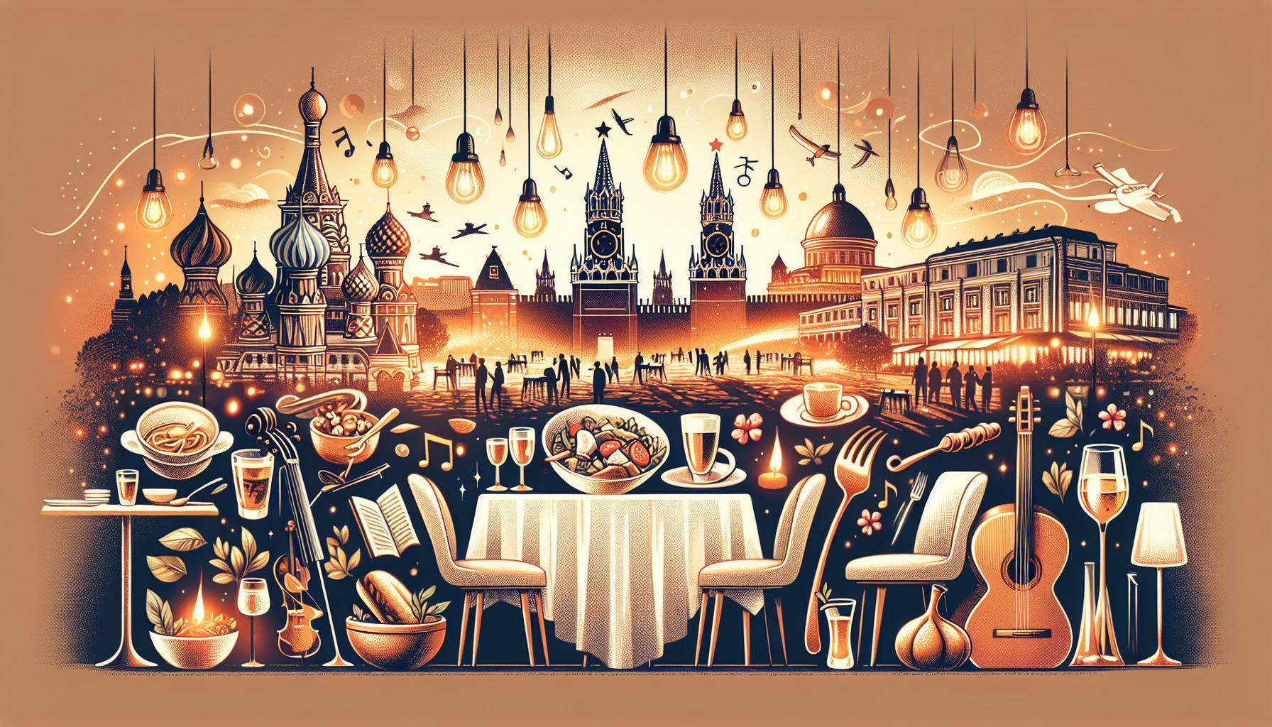 Найдите лучшие рестораны: кухня, атмосфера, музыка