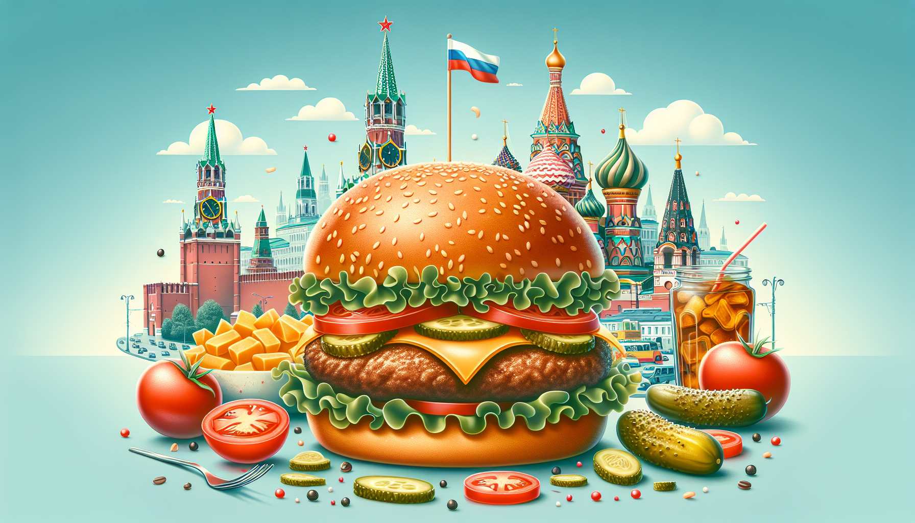 Вкусные фастфудные чизбургеры в Москве