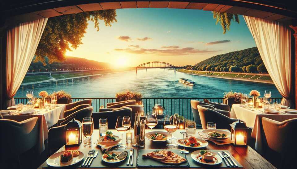 Genussvolle Restaurants mit Rheinblick in Düsseldorf>