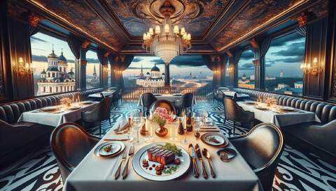 Роскошные рестораны Москвы: стейки и шикарные виды