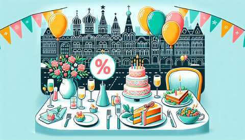 Рестораны Москвы: скидки и празднование дня рождения