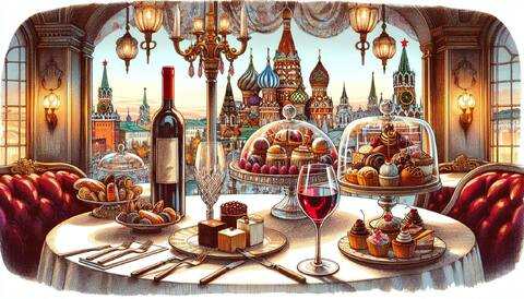 Эксклюзивные рестораны с десертами и вином