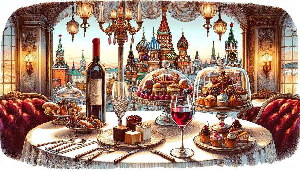 Эксклюзивные рестораны с десертами и вином>