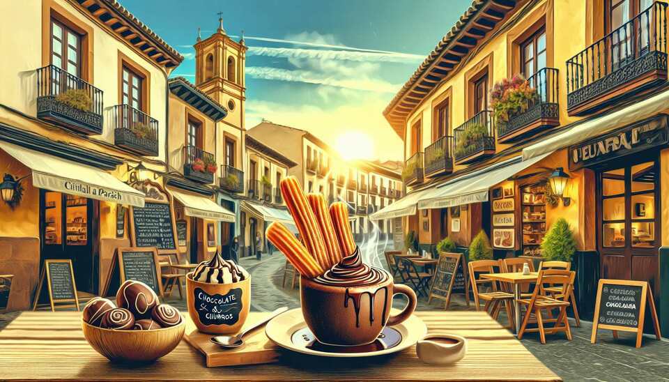 Deléitate con chocolate y churros en Silleda>