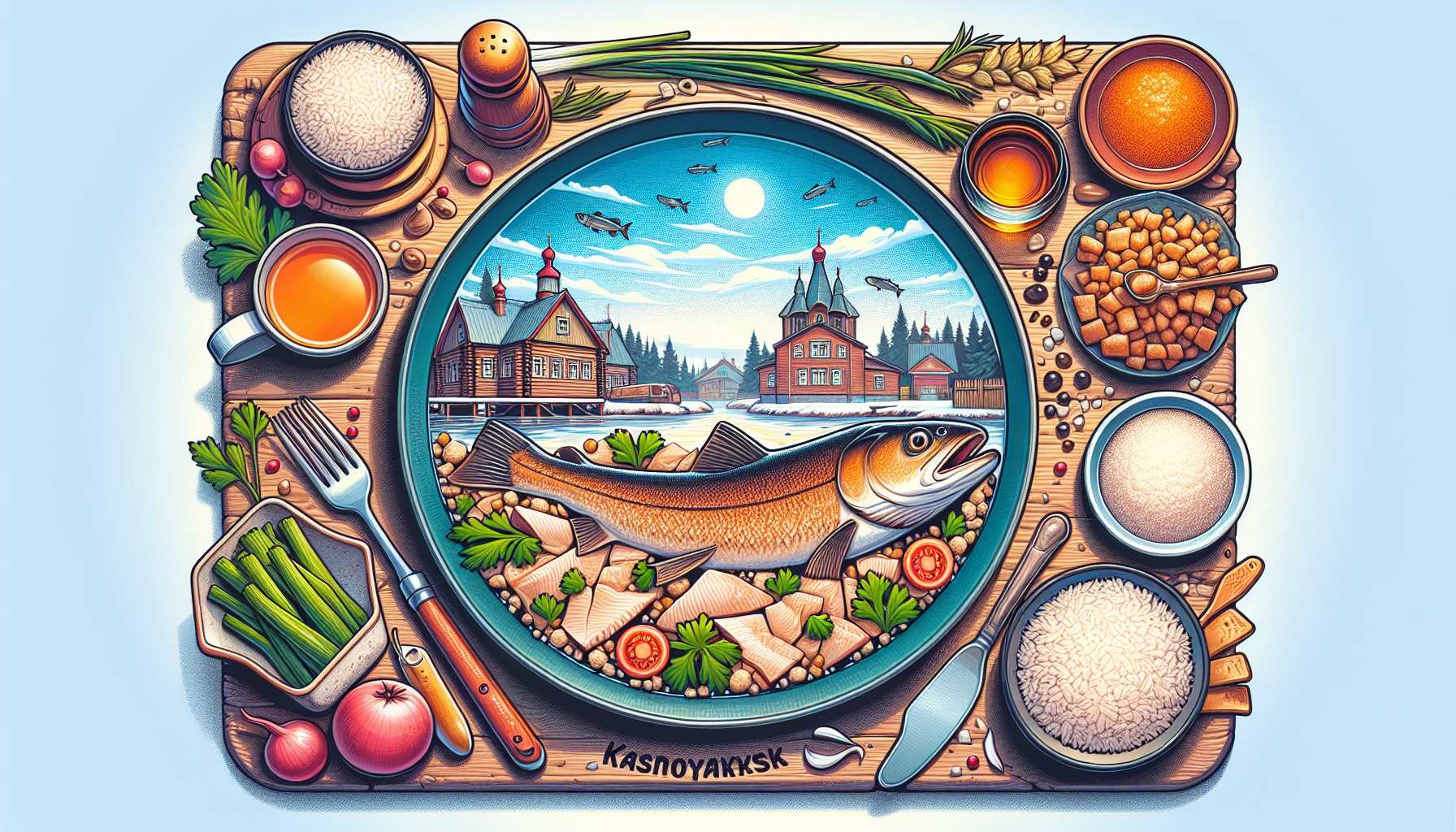 Вкусное меню в Красноярске: муксун ждет вас!