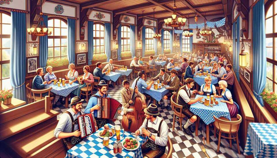 Gemütliche Restaurants in München: Bayerische Musik>