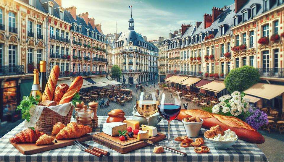 Délices gastronomiques à Lille, France>