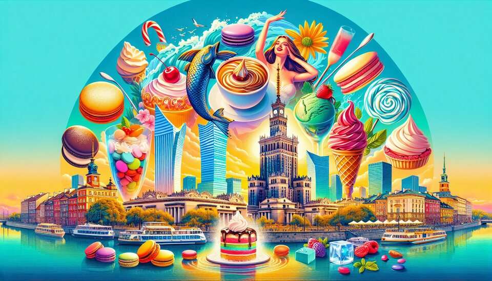 Объединение десертных наслаждений в Варшаве>
