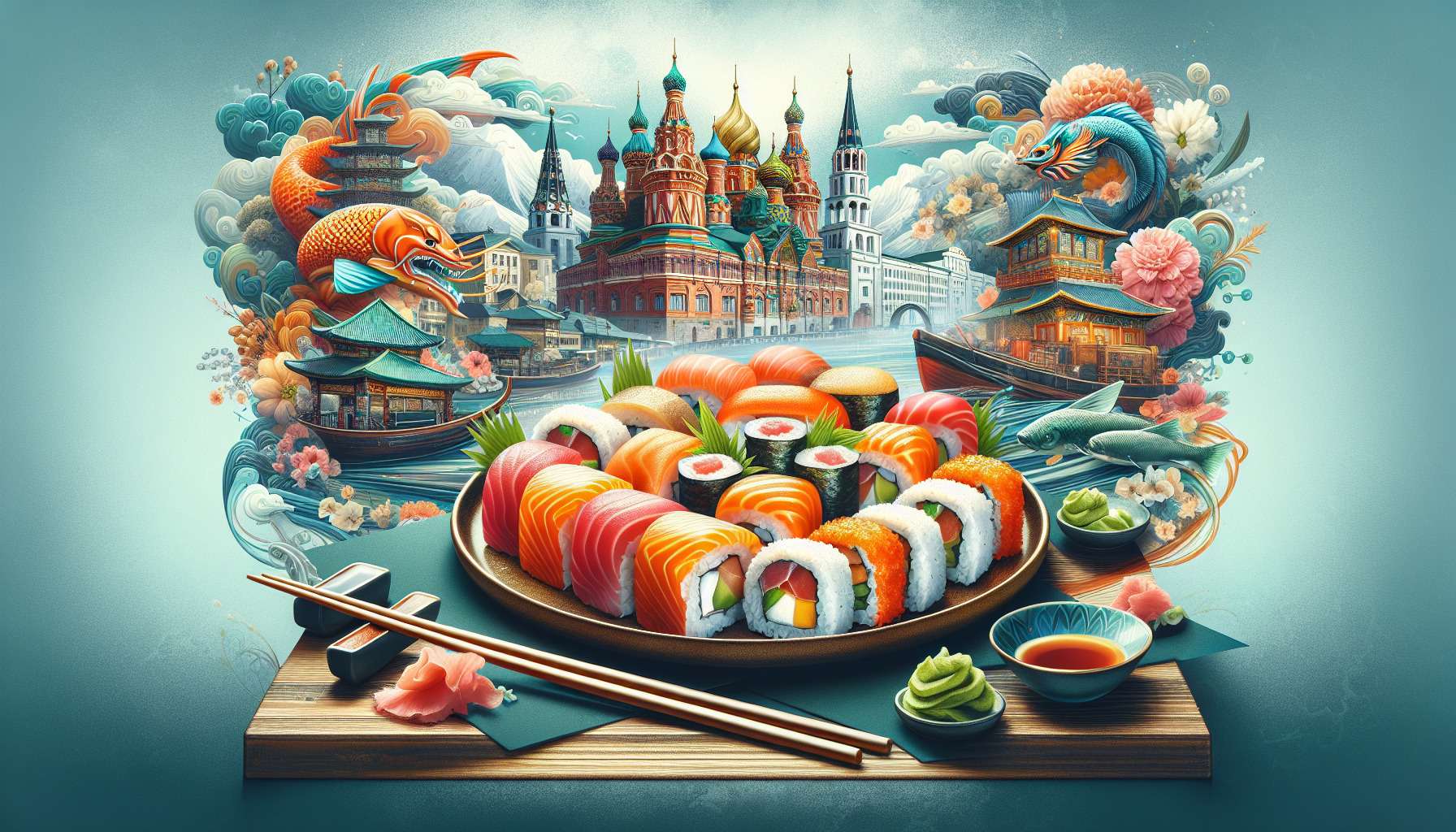 Лучшие рестораны с роллами в Казани