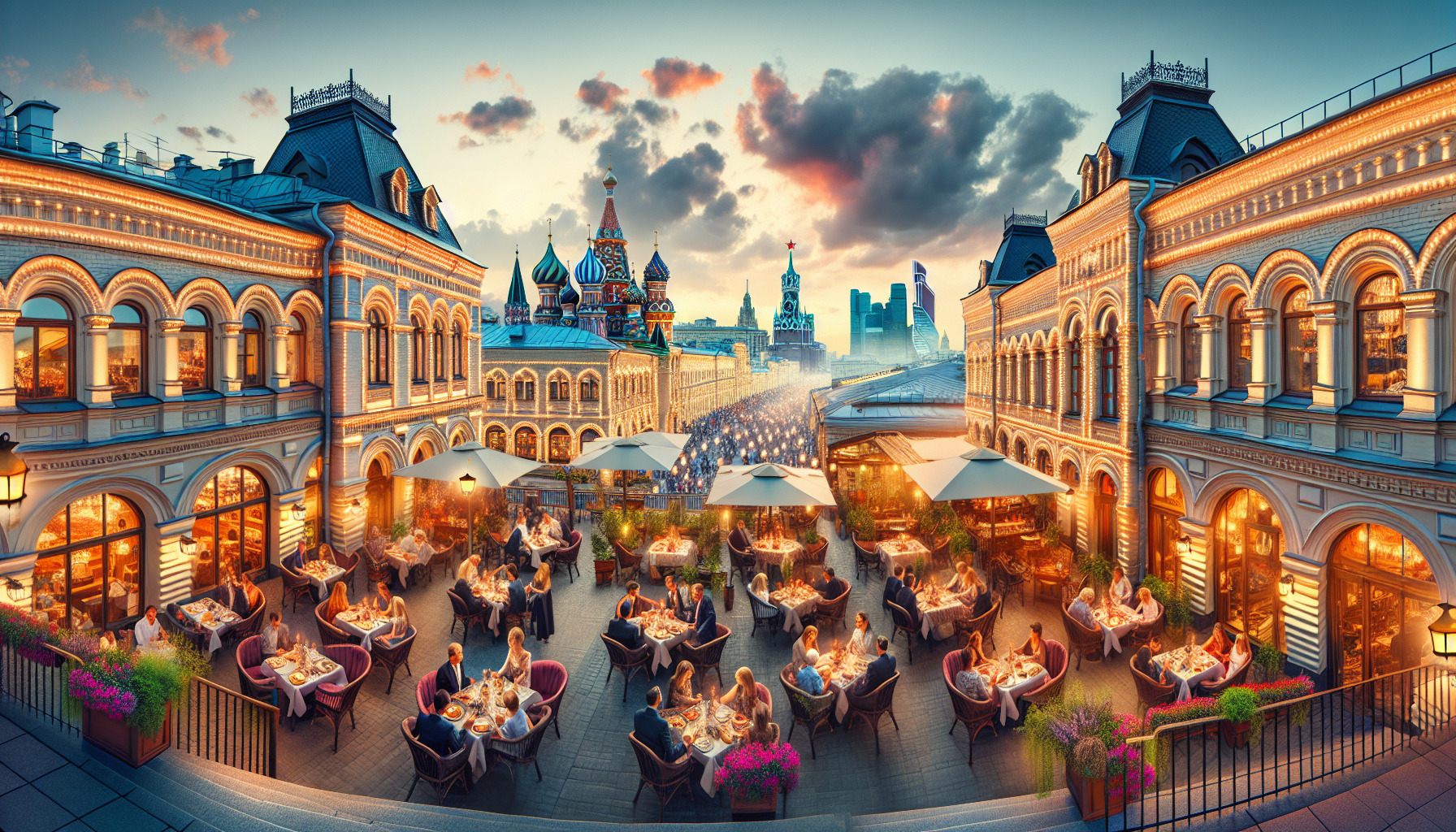 Отличные рестораны в центре Москвы