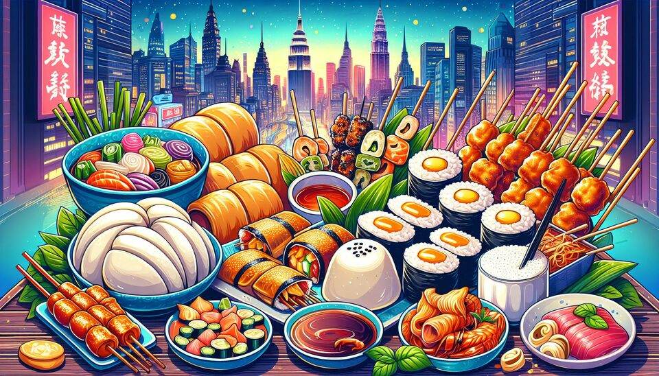 Les Meilleurs Snacks Asiatiques Abordables en Ville>