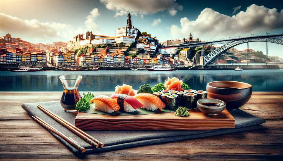 Delicie-se com Sushi Japonês em Porto>
