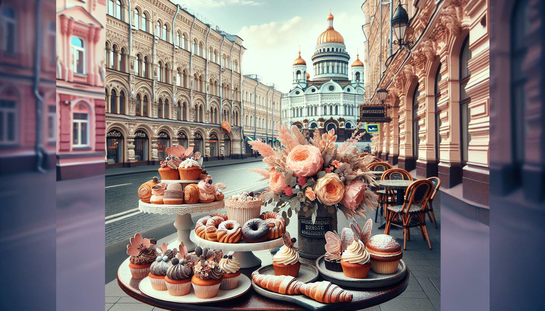 Сладкие вкусы: пироженки и круассаны на Кузнецком