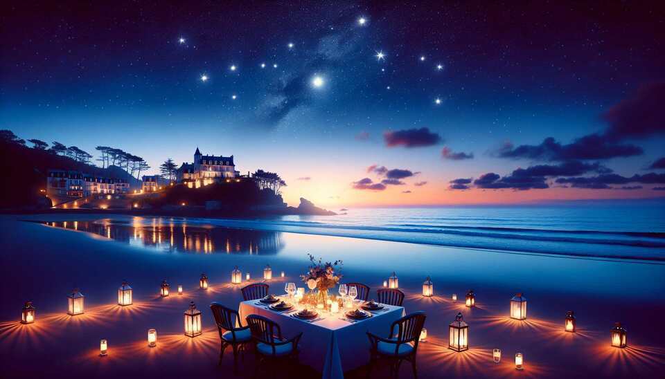 Dîner inoubliable à Hendaye sous les étoiles>