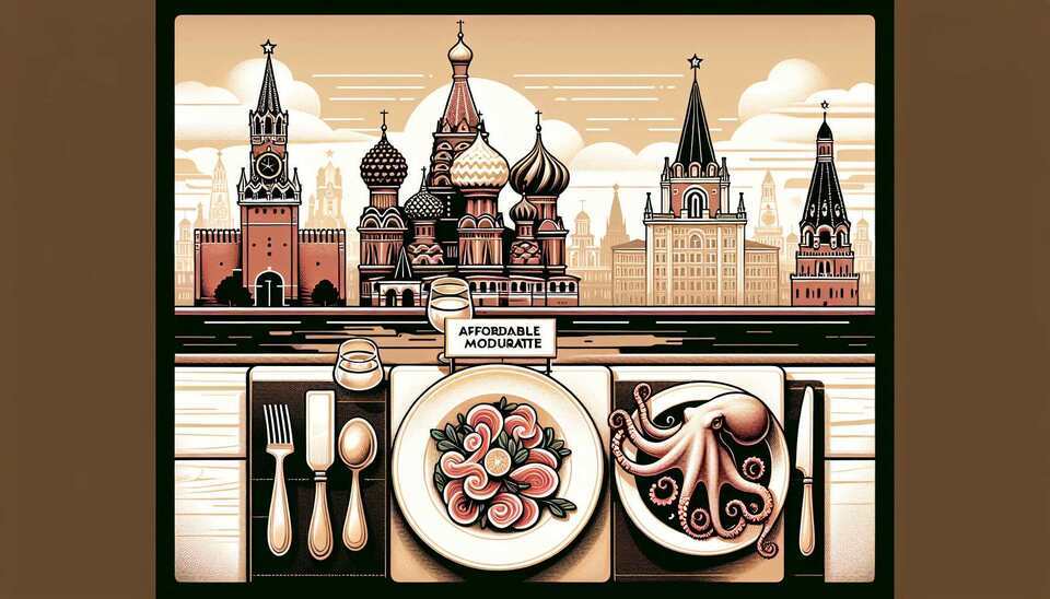 Недорогие и умеренные рестораны Москвы: карпаччо и осьминог>