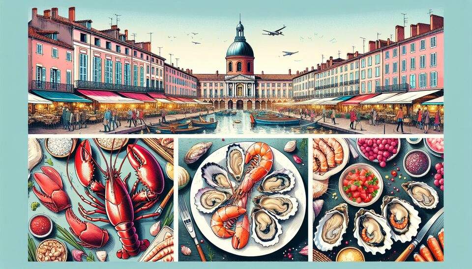 Dégustez des fruits de mer exquis à Toulouse>