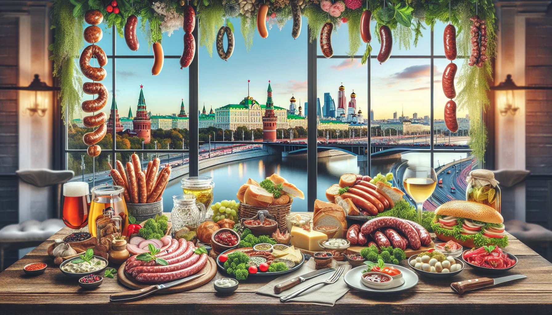 Попробуйте лучшее: рестораны Москвы с колбасками