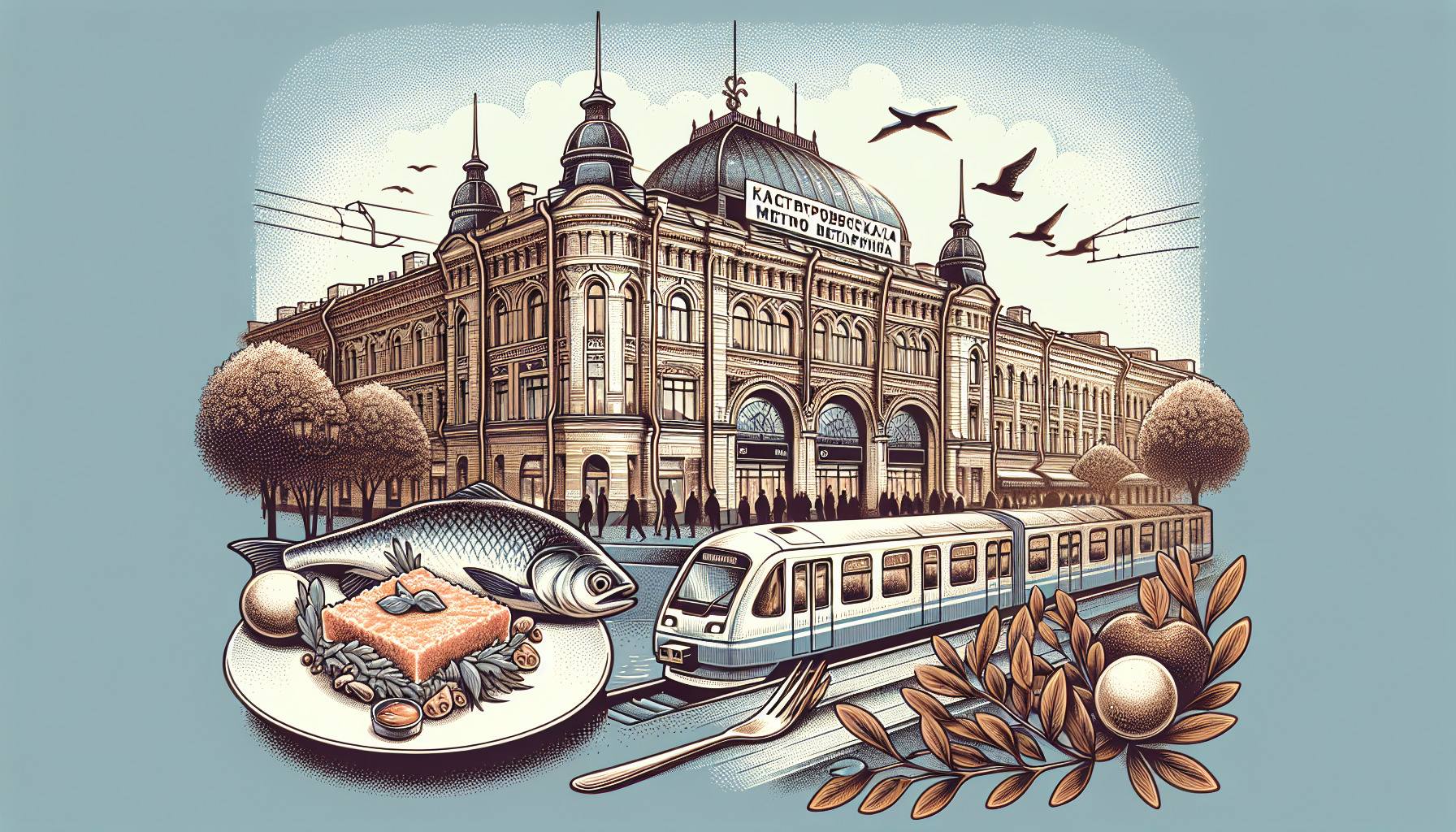 Лучшие рыбные рестораны у метро Выборгская
