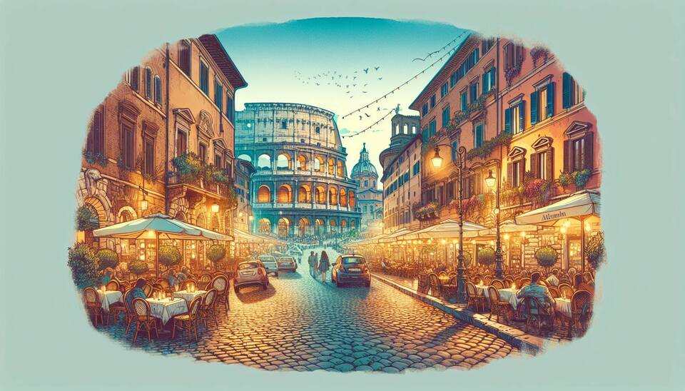 Luoghi incantevoli a Roma per aperitivi panoramici>