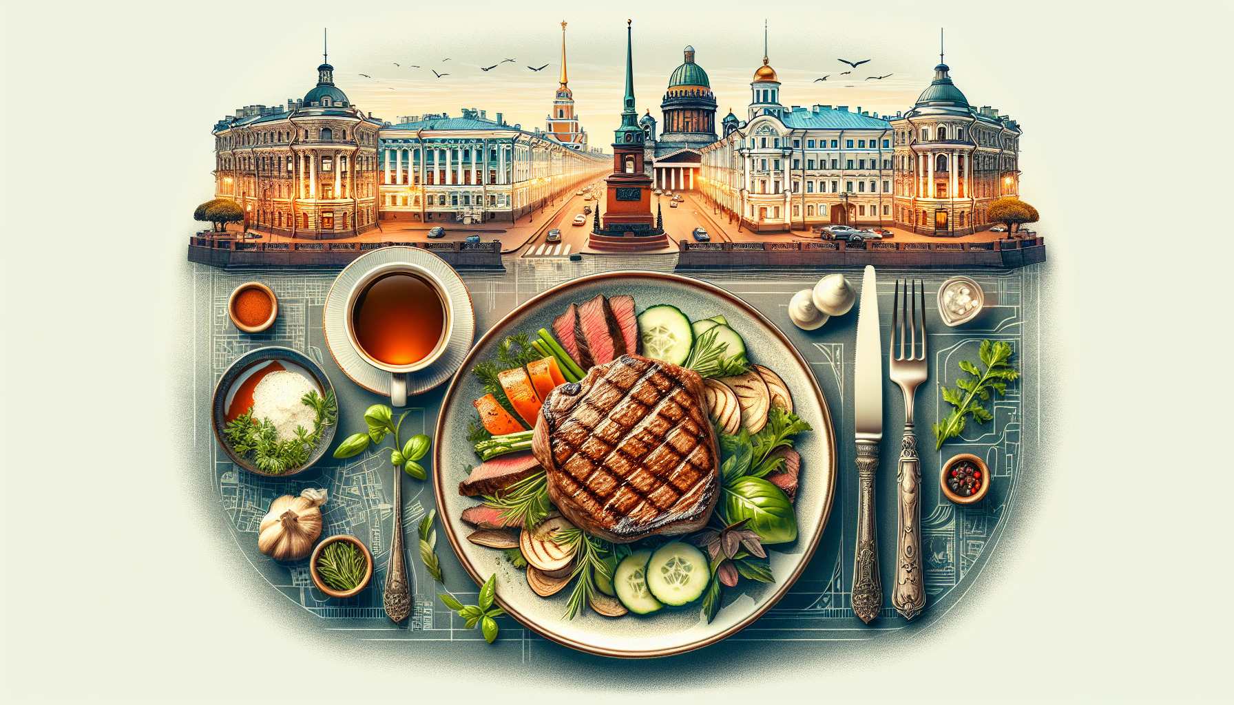 Откройте для себя лучшие стейкхаусы Петербурга