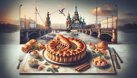 Лучшие рестораны Петербурга с кулебякой