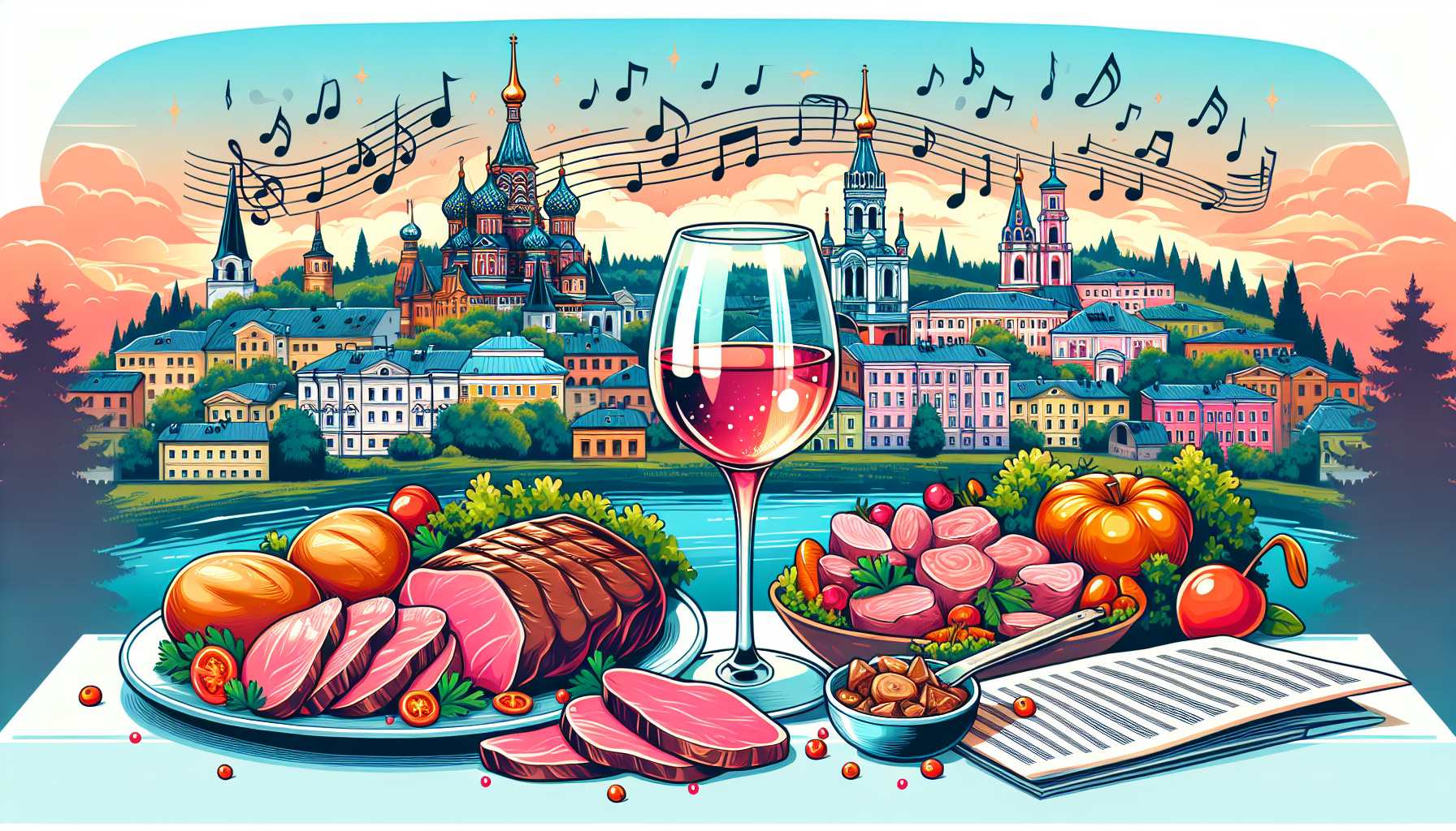 Вкусные места Саратова с мясом, вином и музыкой