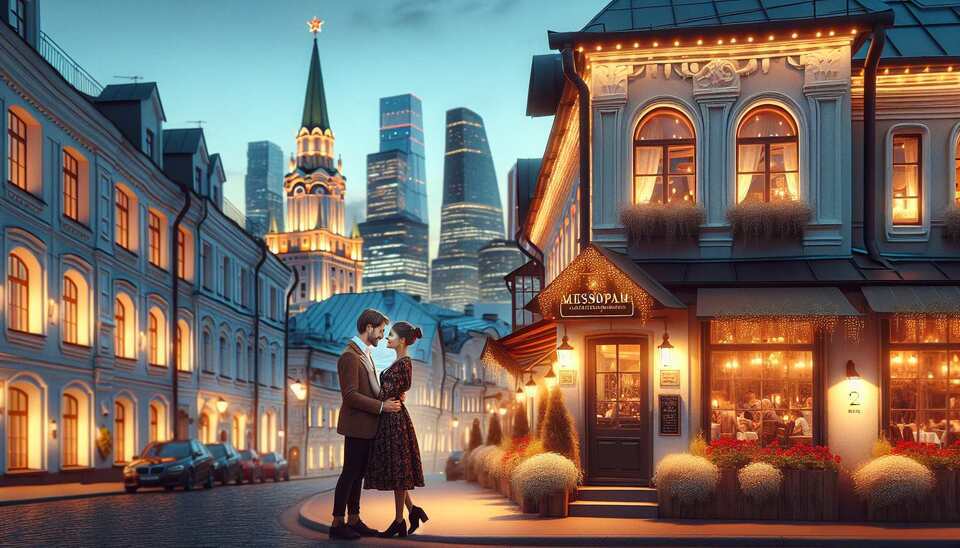 Европейские рестораны: романтические места Москвы>