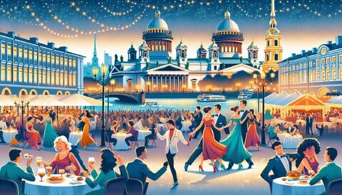 Откройте Санкт-Петербург: рестораны и танцы!