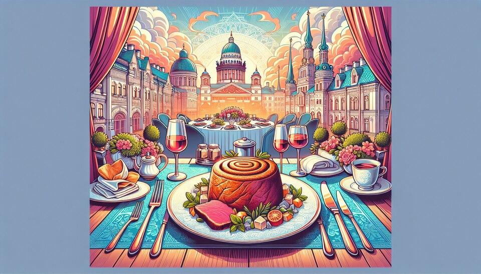 Лучшие рестораны Перми: говядина Веллингтон>