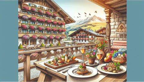 Наслаждайтесь кулинарным шедевром в Альпенхаус!