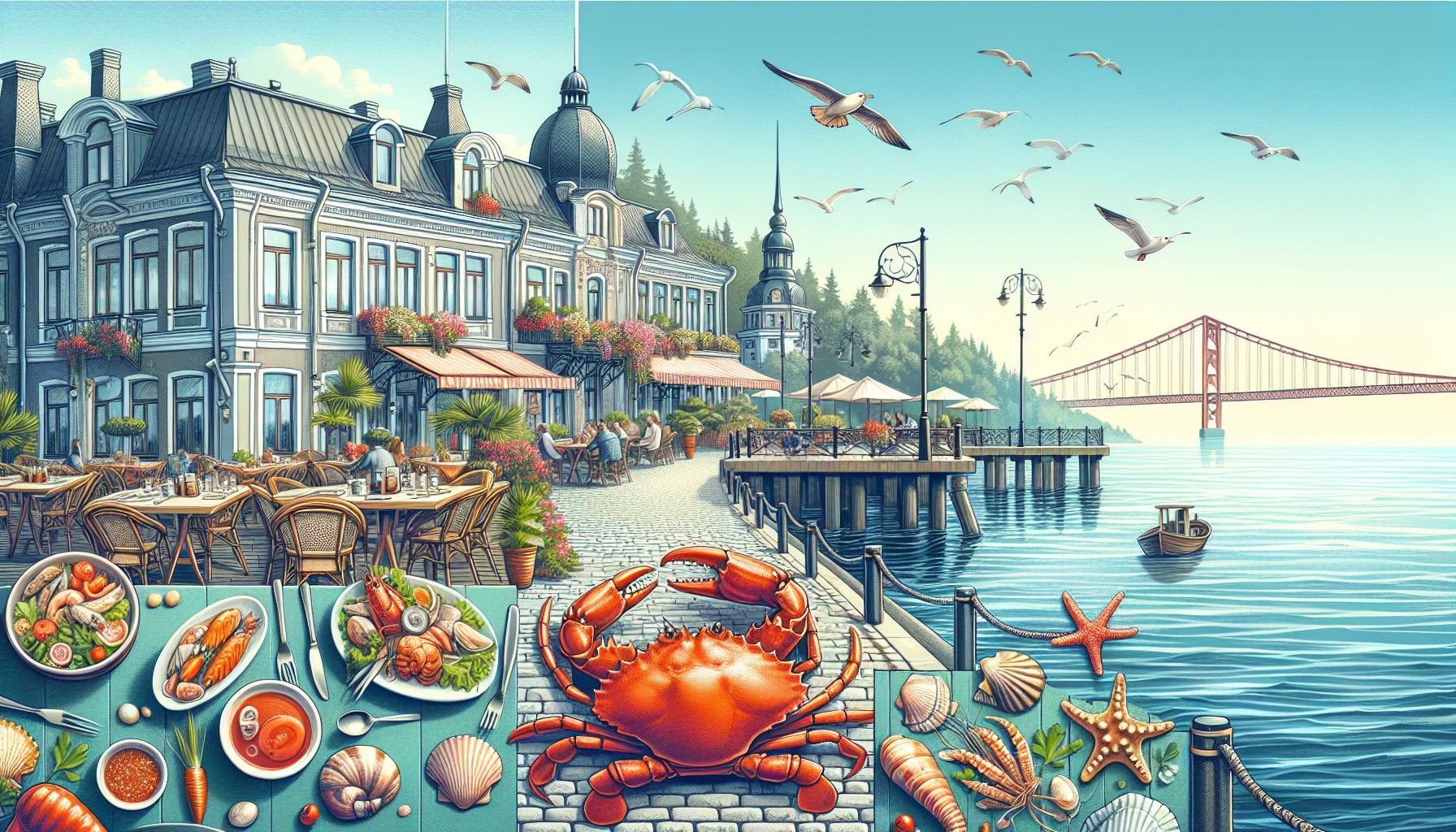 Рестораны с морепродуктами у Балтийского моря