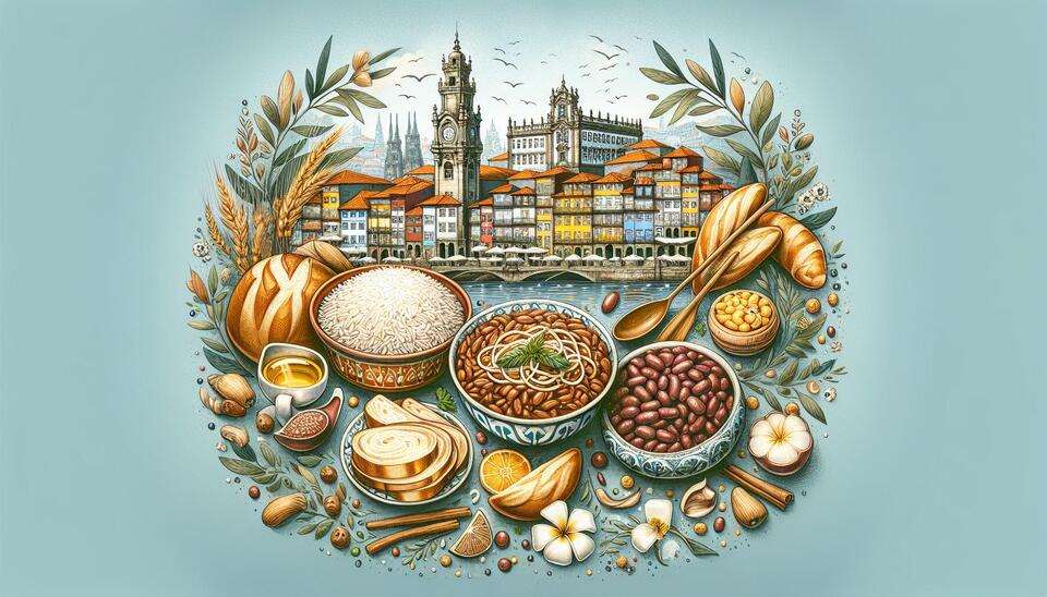 Delícias em Porto: arroz e feijão para saborear!>
