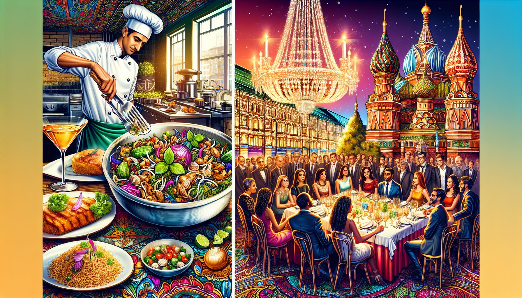 Изысканная кухня и десерты в Москве: ресторан для дня рождения