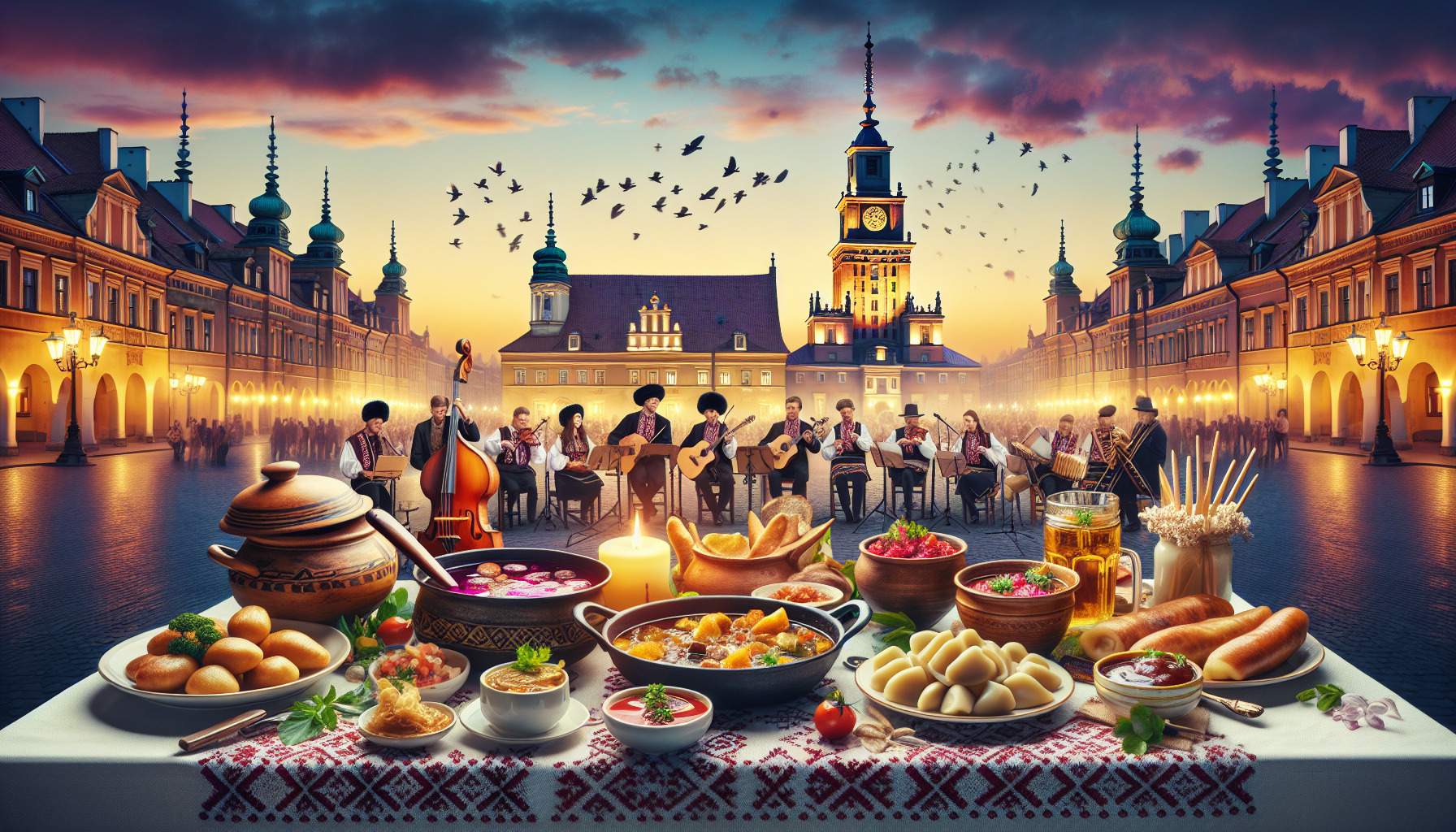Незабываемый вечер: Украинская кухня и живая музыка в Варшаве