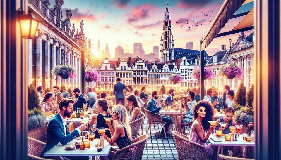 Ontdek cocktailplekken met terras in Brussel>