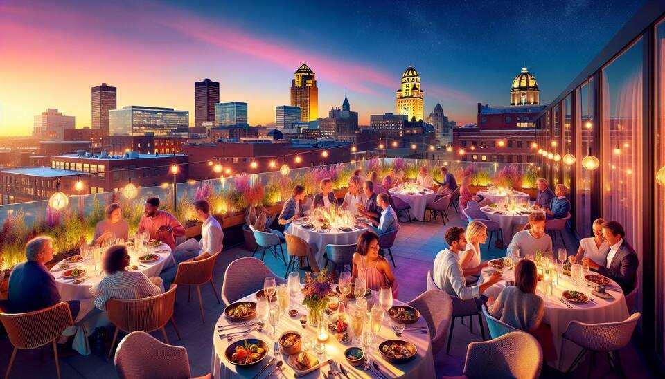 Top Rooftop Dining Spots in Des Moines>