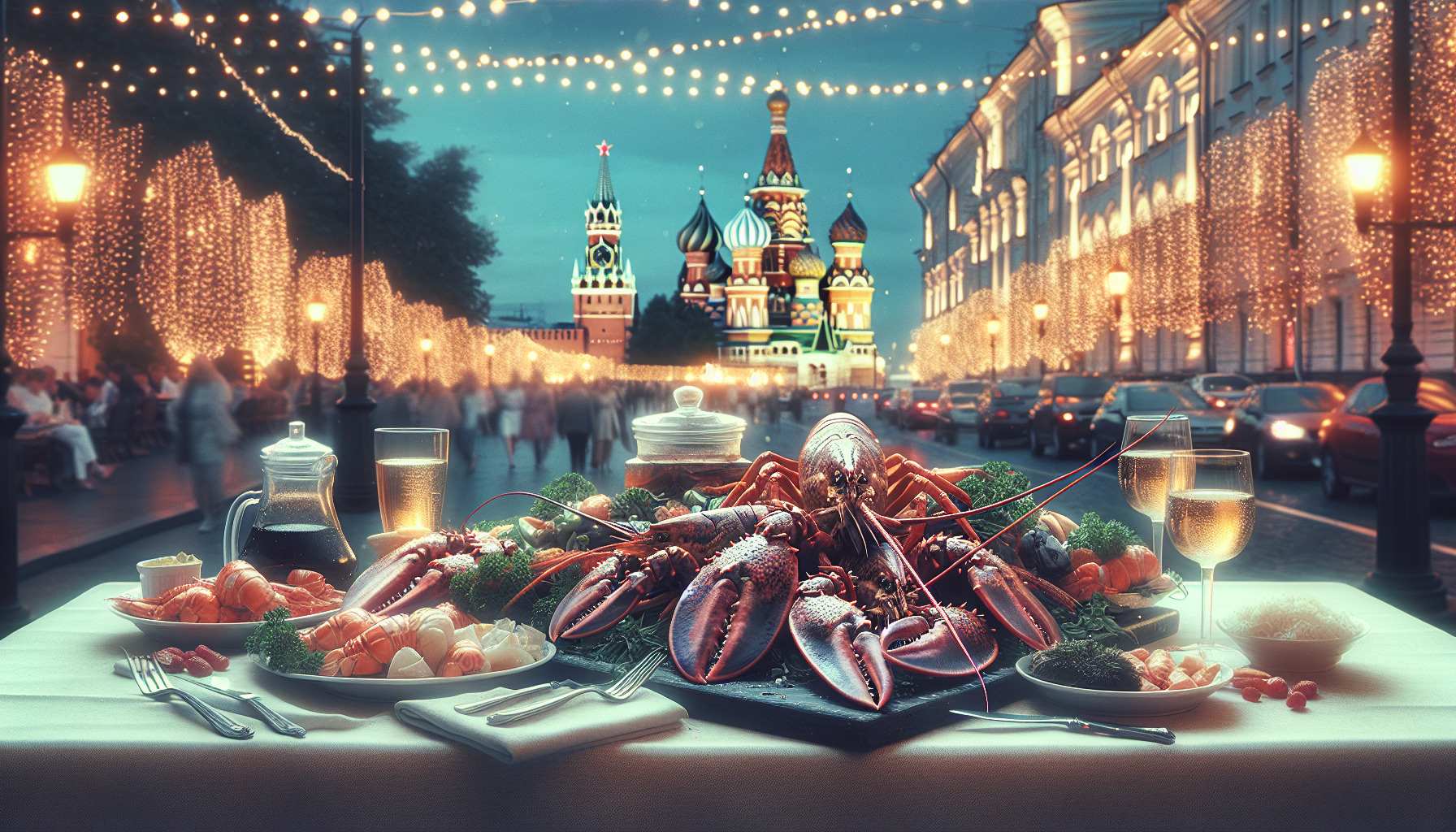 Морепродукты и лобстеры: Кафе у Пушкина ждет вас!