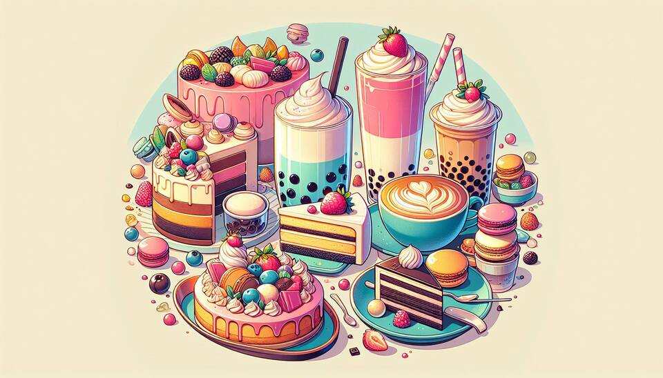 Indulge in Delightful Dessert and Boba Experiences>
