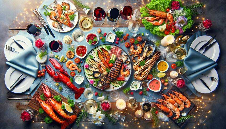 Delicias económicas: Parrilladas y mariscos únicos>