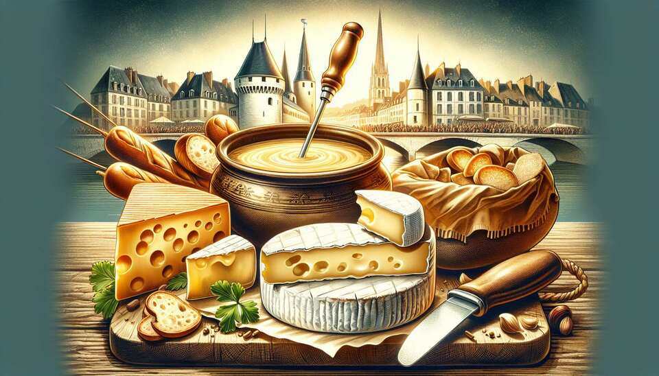Délices fromagers à Caen : camembert et fondue>