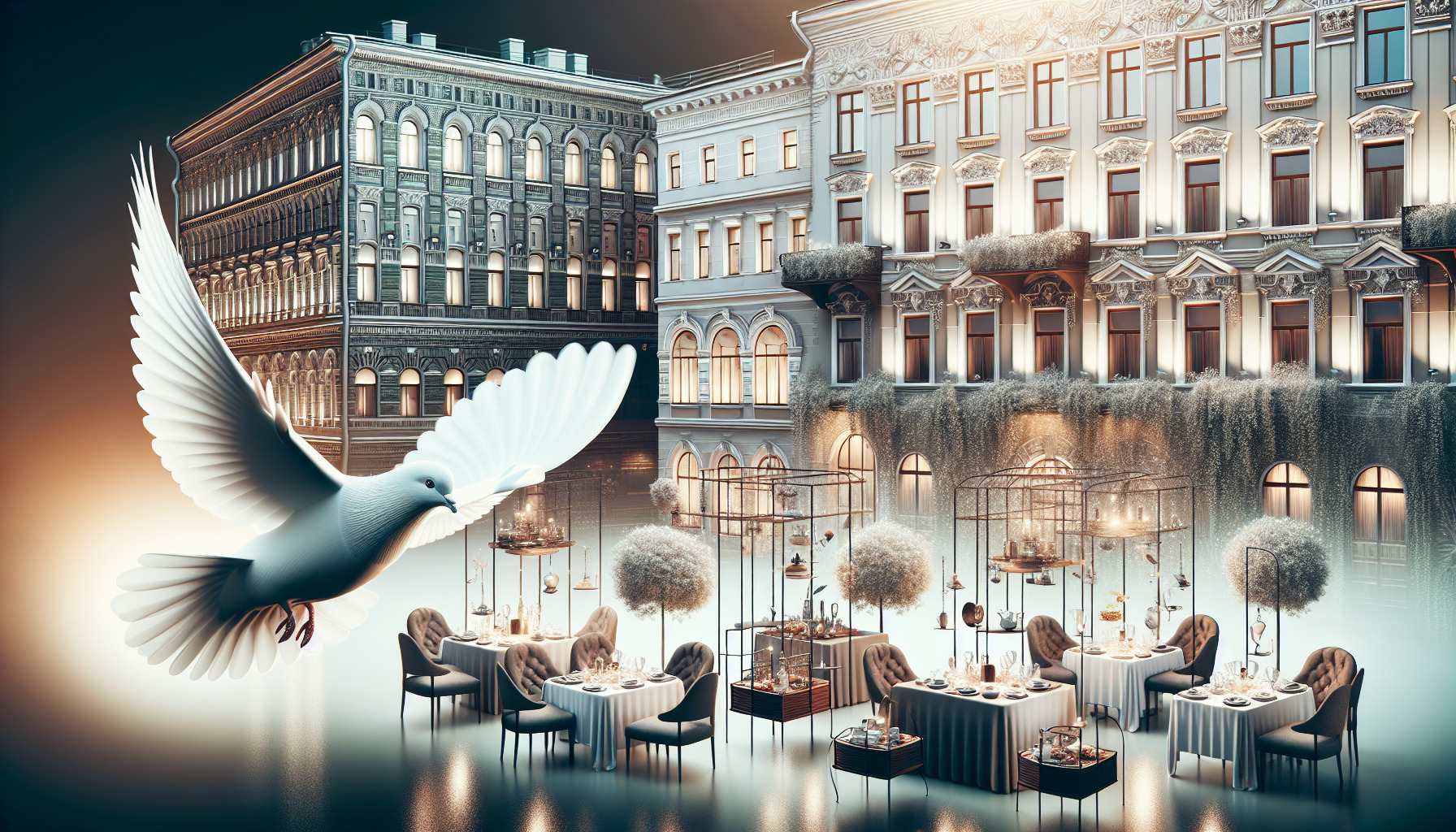 Лучшие рестораны Санкт-Петербурга с голубем