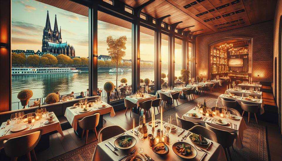 Verlockende Restaurants in Köln mit Rheinblick & Essen>
